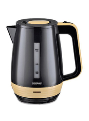Geepas 1.7L Electric Plastic Kettle, 2200W, GK6122, Black
