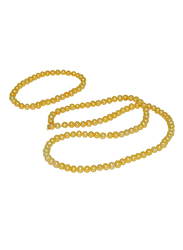 Vera Perla 2-Pieces 18K Gold Jewellery Set for Women, with Necklace & Bracelet, with Pearl Stone, Gold