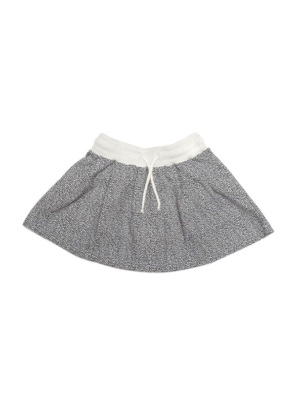 Mingo Kids Dots Pattern Skirt, 4-6 Years, Black/White