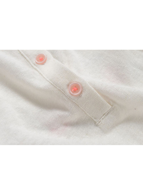 Louise Misha Nanane Bananas Embroidered Bodysuit, 6-Months, White