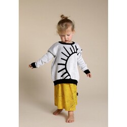 Little Man Happy Waves Dungaree Dress, Cotton, 3-5 Years, Golden Sun