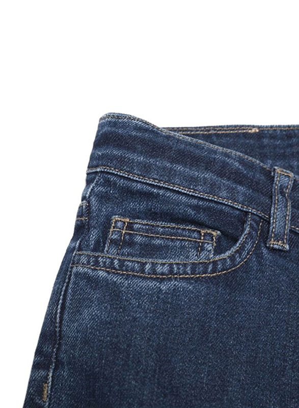 Mingo Kids Denim "Mum" Jeans, 4-6 Years, Dark Blue