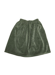 Mingo Kids Velvet Skirt, 2-4 Years, Duck Green