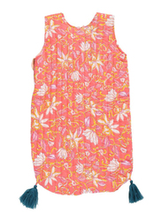 Louise Misha Arianna Flower Printed Sleeping Bag, 3-12 Months, Coral