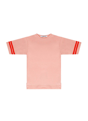 Mingo Kids Tee, 1-2 Years, Peach Pink/Koi