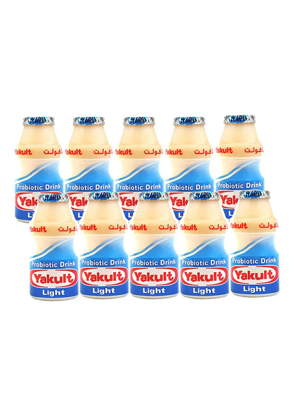 Yakult Light Priobiotic Drink, 10 x 80ml