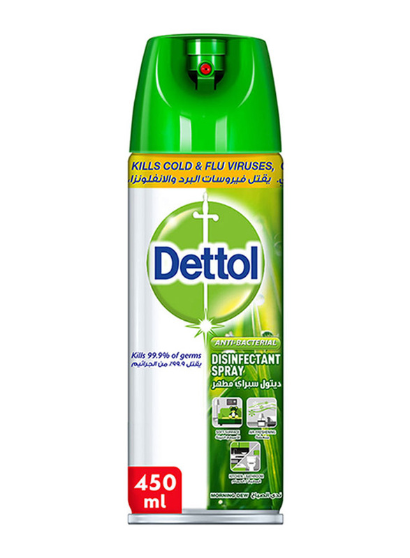 

Dettol Morning Dew Antibacterial All in One Disinfectant Spray, 450ml