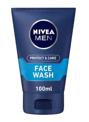 Nivea Protect and Care Refreshing Face Wash for Men with Aloe Vera, 100ml