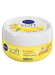 Nivea Soft Freshies Moisturizing Cream with Tropical Fruit, 100ml