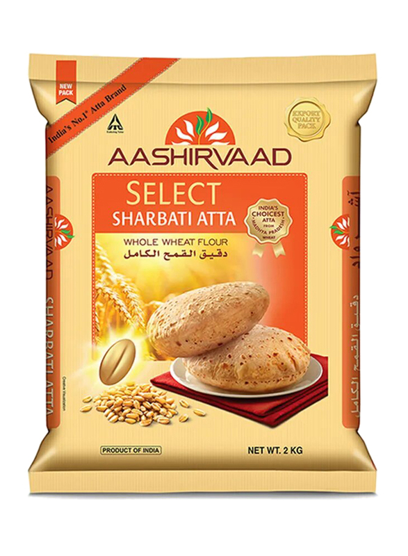 

Aashirvaad Select Sharbati Atta Flour, 2 Kg