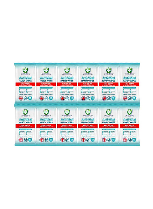 

Green Sheild Anti-Viral Handy Wipes, 180 pieces
