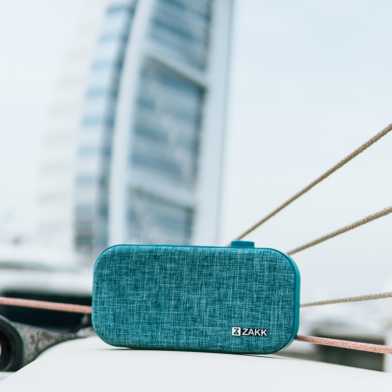 Zakk Lounge Portable Bluetooth Speaker, Blue