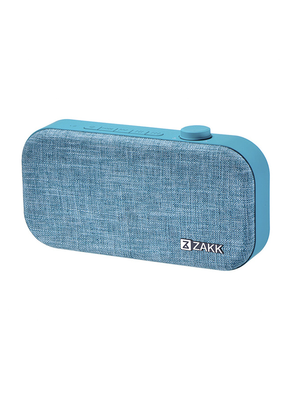 Zakk Lounge Portable Bluetooth Speaker, Blue