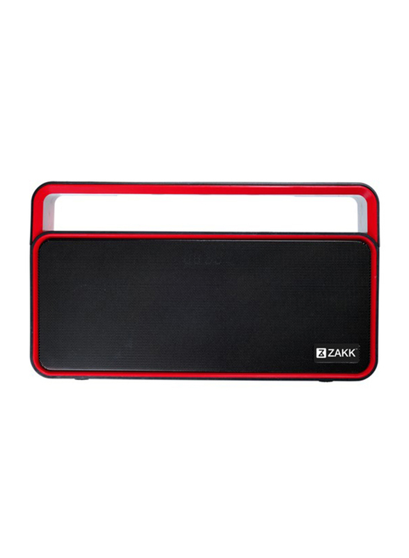 Zakk Party Portable Bluetooth Speaker, Red/Black