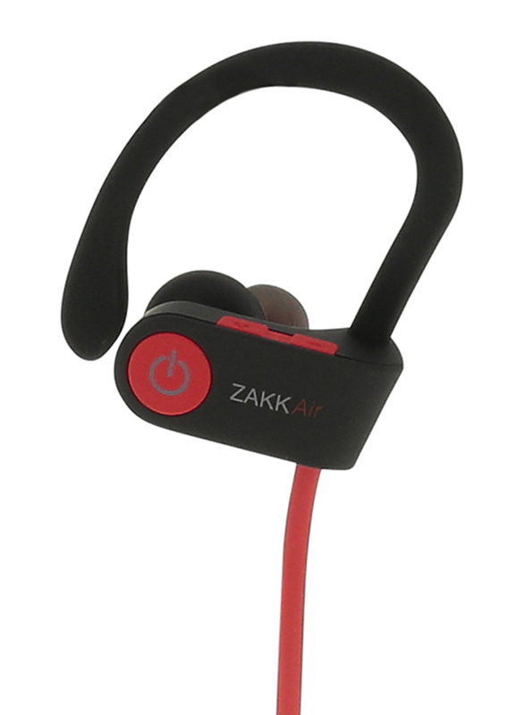 Zakk Air Wireless Neckband Headphones, Red