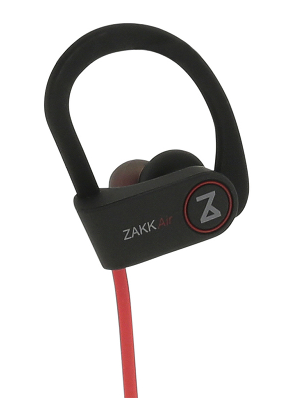 Zakk Air Wireless Neckband Headphones, Red