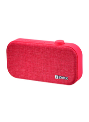 Zakk Lounge Portable Bluetooth Speaker, Red