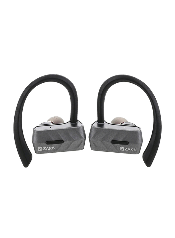 Zakk Twins Wireless In-Ear Noise Cancelling Headphones, Grey