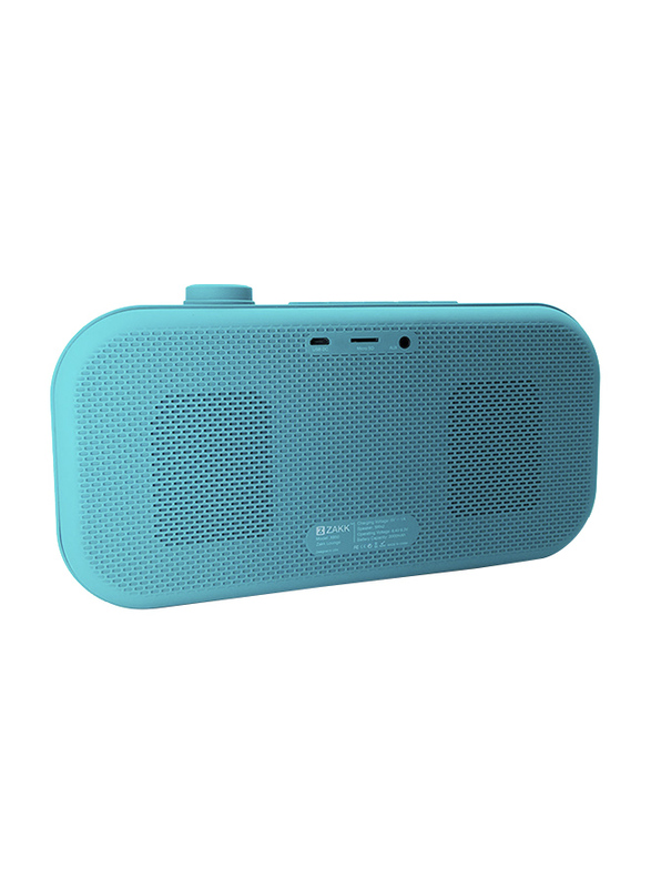 Zakk Lounge Portable Bluetooth Speaker, Blue