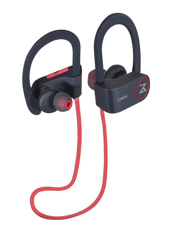 Zakk Air Wireless Neckband Headphones, Red
