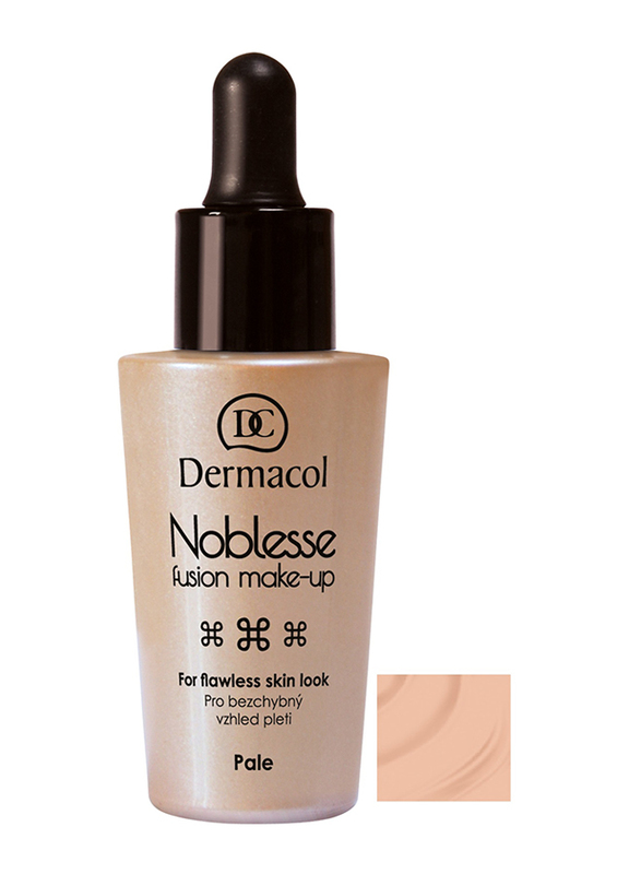 Dermacol Noblesse Fusion Make-Up Invisible Foundation SPF 10, 01 Pale, Beige