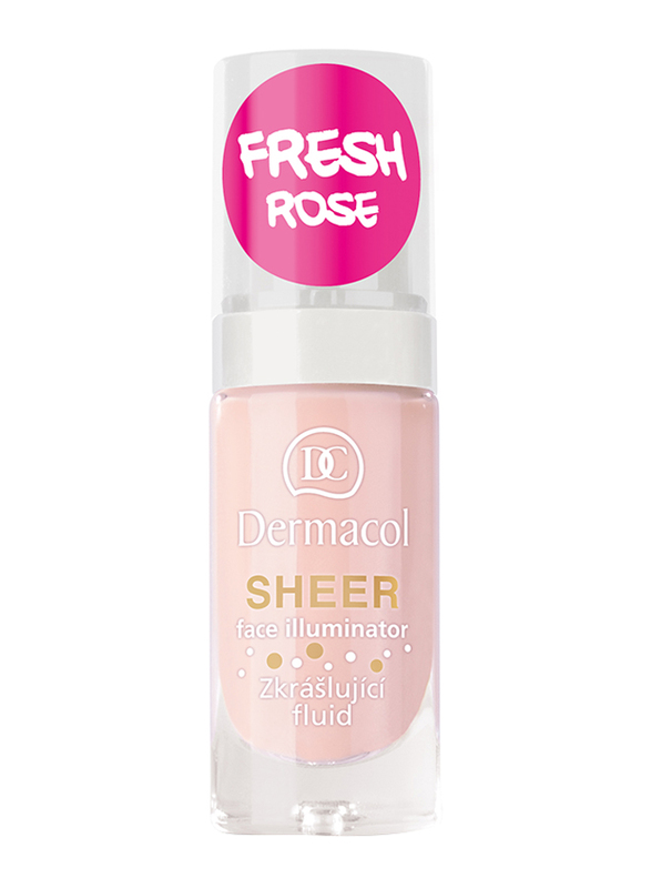 

Dermacol Sheer Face illuminator Liquid Highlighter, 15ml, Fresh Rose, Pink