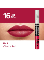 Dermacol 16H Long Lasting Lip Colour, 3ml + 4.1ml, No. 3 Cherry Red