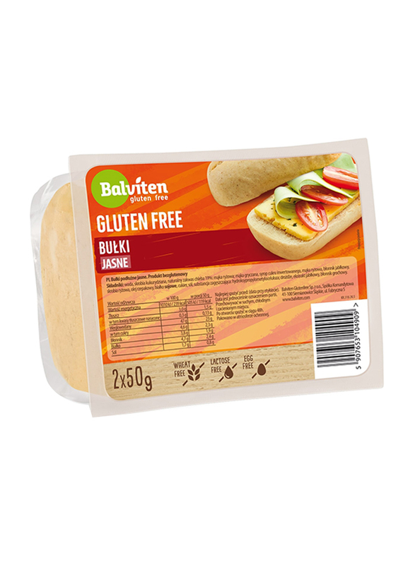 

Balviten Gluten Free White Rolls 2 x 50g