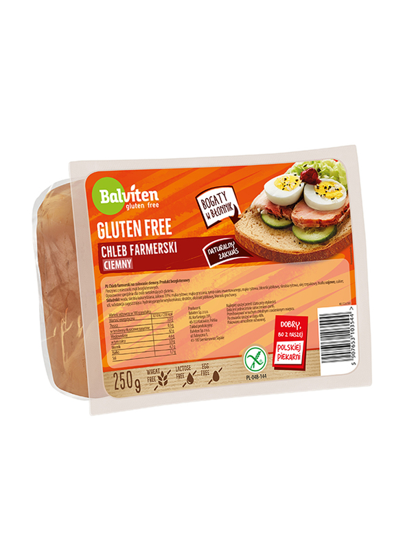 

Balviten Gluten Free Farmers Dark Bread, 250g