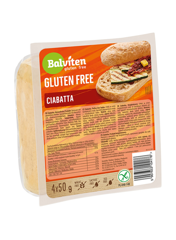 

Balviten Gluten Free Ciabata, 200g