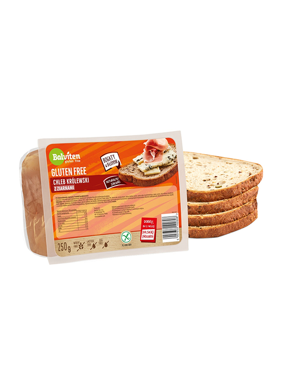 Balviten Gluten Free Royal Brown Bread with Seeds, 250g