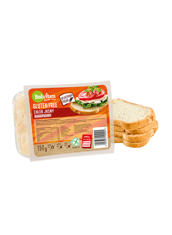 

Balviten Gluten Free Breakfast White Bread, 190g