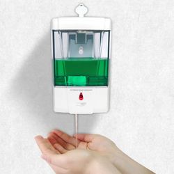 Automatic Soap Dispenser, 800ml, White/Clear