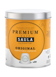Cafe Saula Original Compostable Capsules Coffee, 20 Capsules x 5.5g