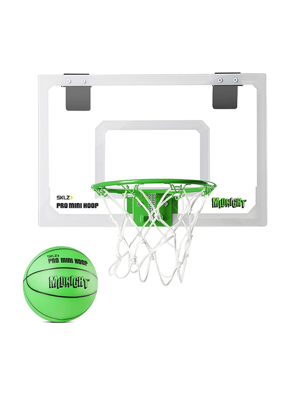 

SKLZ Pro Mini Hoop Midnight, White/Green