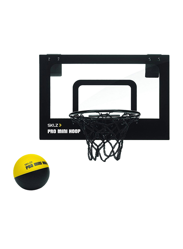 SKLZ Pro Mini Hoop Micro, Black/Yellow