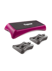 Tiguar Professional Fitness Stepper with supporters, 1 Pair, Pink