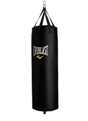 Everlast 70 Lbs Polycanvas Punching Heavy Bag, Black