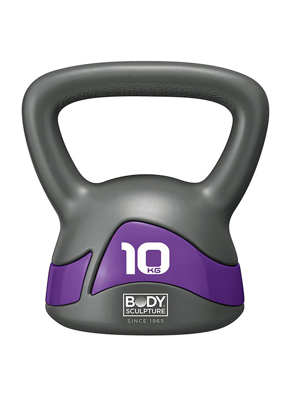 

Body Sculpture Iron Kettlebell, 10Kg, BW117-10, Grey Purple