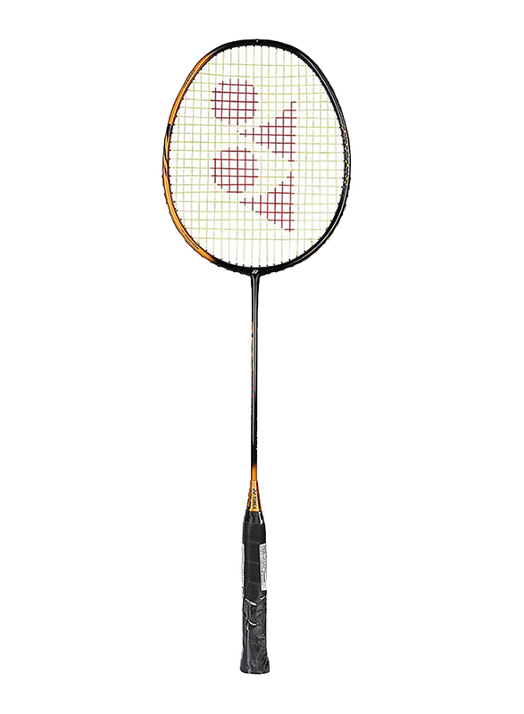 

Yonex Astrox Smash Adult Strung Badminton Racket, Orange/Black