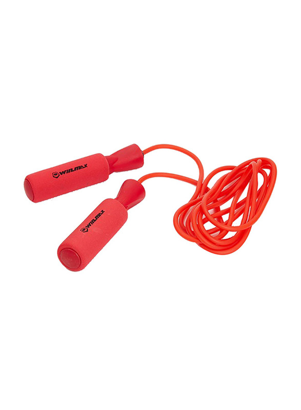 

Winmax Motyl Weighted Rubber Jump Rope, 3-Meter, Red