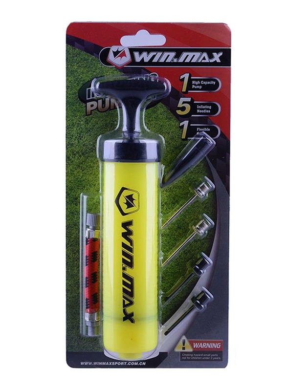 Winmax 2 Piece x 7-Inch Pump Set, Yellow/Red