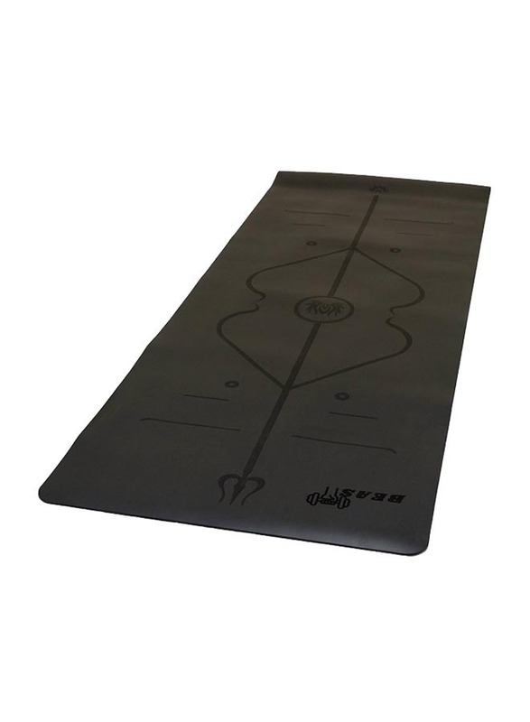 

Beast Fitness Non Slip Yoga Mat, 5mm, Black