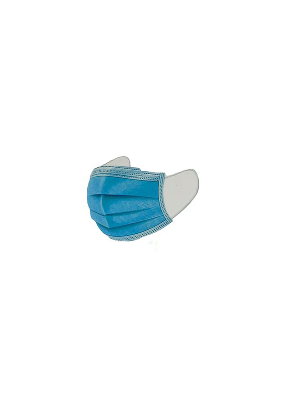 

AKC 3 Ply Disposable Protective Face Mask, Blue, 50 Pieces