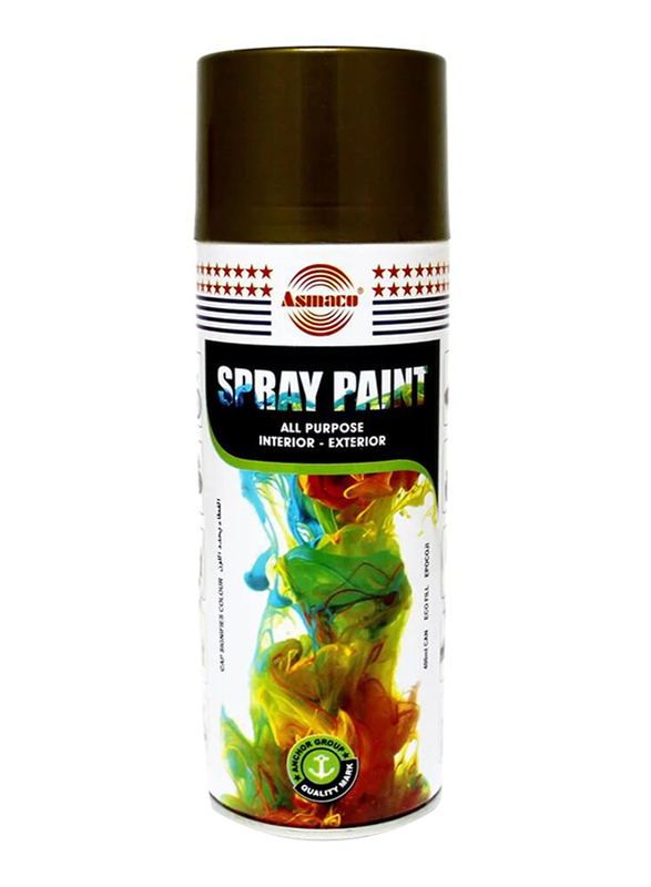 

Asmaco 400ml All Purpose Interior Exterior Spray Paint, Gold