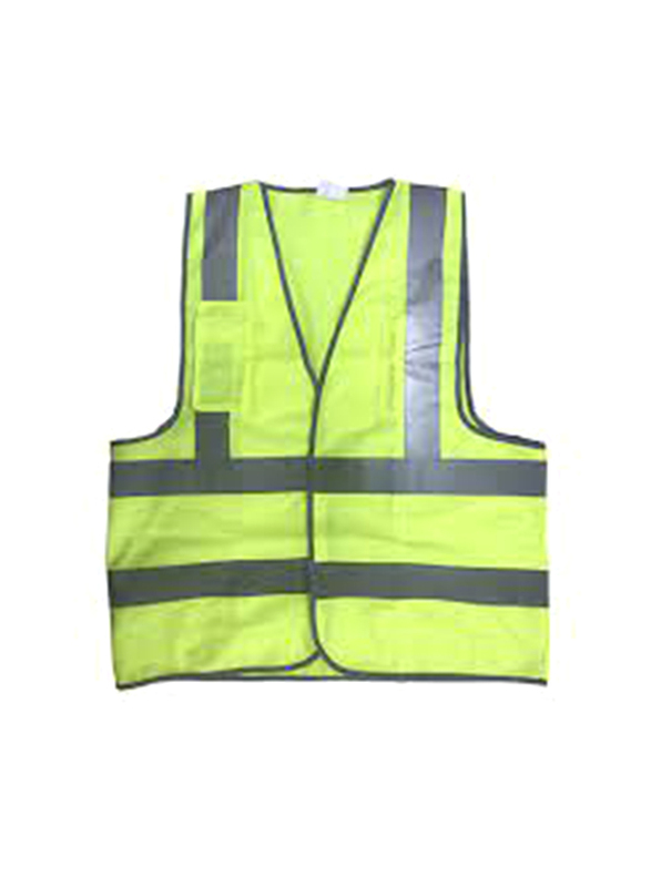 

Apex Classic Reflective Safety Vest with Pocket, Yellow, Extra Large