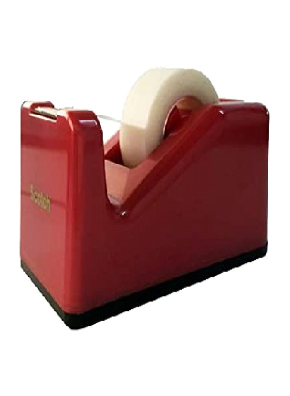 

3M Scotch Tape Dispenser, Red
