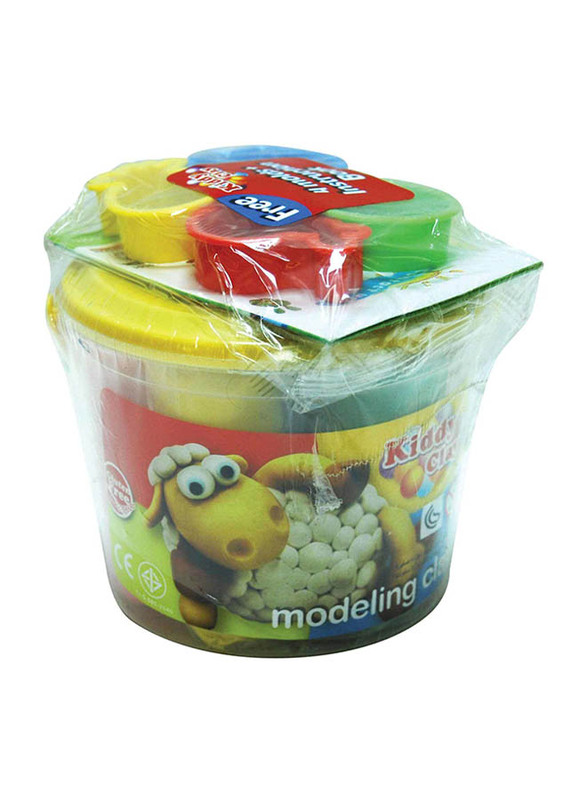 

Kiddy Clay Modelling Clay Bucket Set, Multicolour, 11 Pieces, Ages 3+