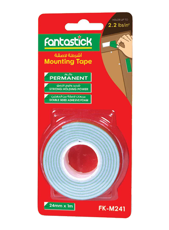 

Fantastick Mounting Tape, 24mm x 1m, White