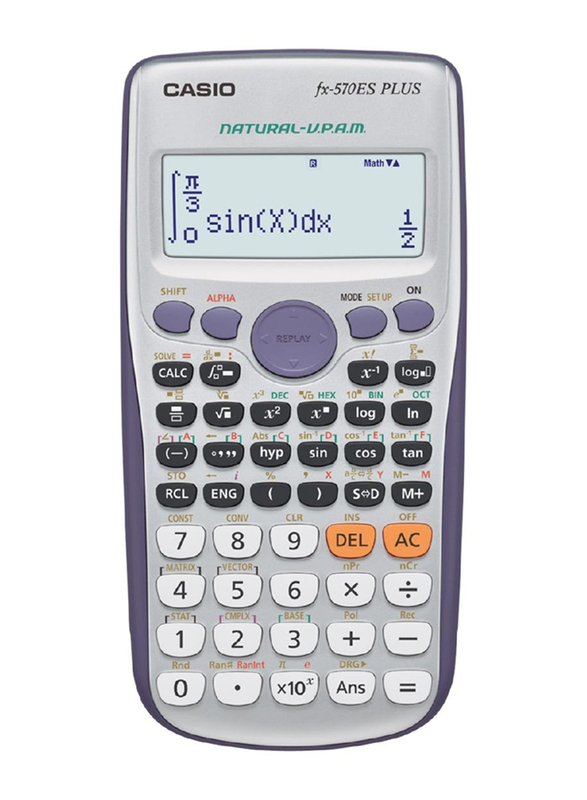 

Casio 12-Digit Fx 570ES Plus Basic Calculator, Black